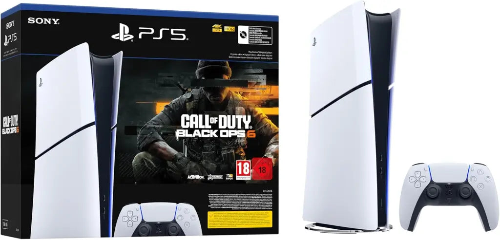 Console, Pack Playstation 5, PS5 Slim standard + Call of Duty : Black Ops 6(code de téléchargement)