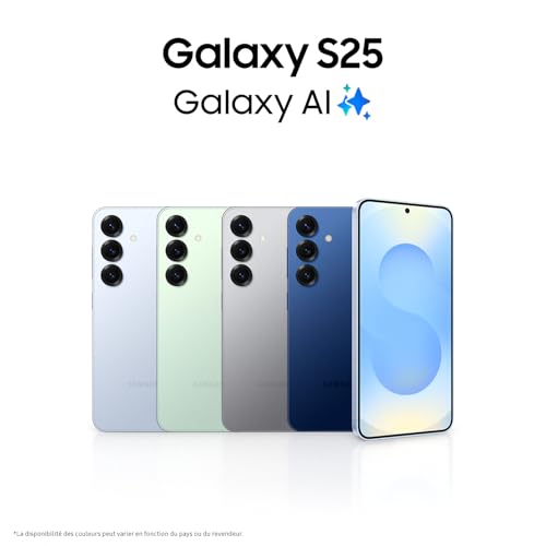 Samsung Galaxy S25 - 128 Go - Bleu Clair