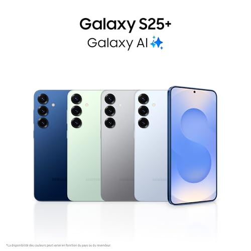Samsung Galaxy S25+ - 256 Go - Bleu Nuit