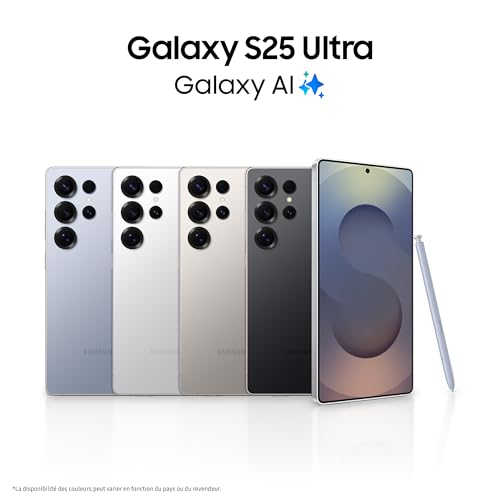 Samsung Galaxy S25 Ultra - 256 Go - Noir Titane