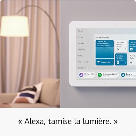 Echo Hub écran de contrôle de la maison connectée