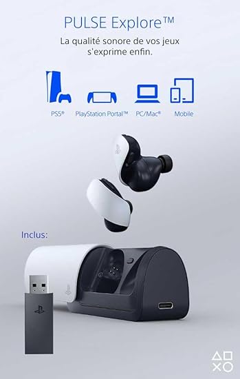 Écouteurs sans fil PULSE Explore™ - compatible PS5 et PlayStation Portal