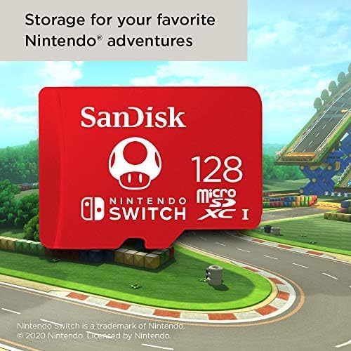 SanDisk carte mémoire microSDXC 128 Go UHS-I  pour Nintendo Switch