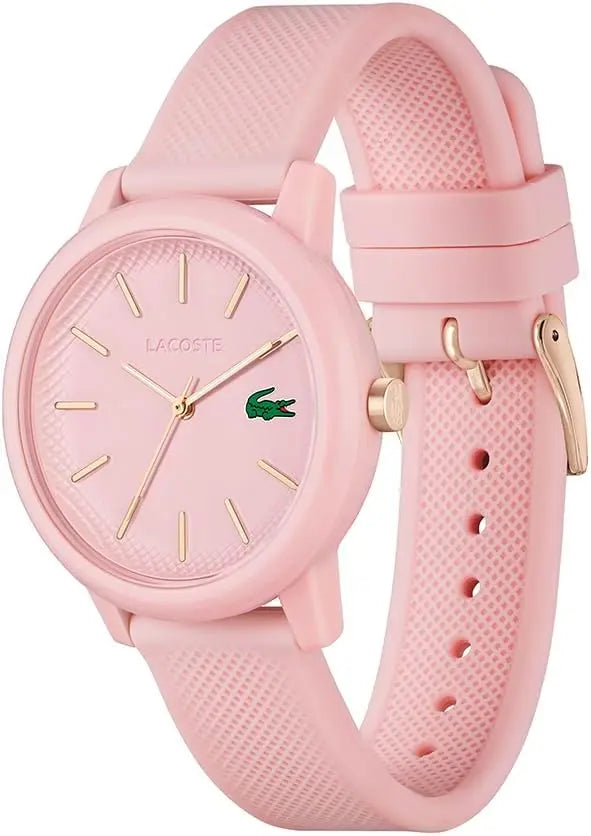 Lacoste Montre Analogique à Quartz pour Homme ou Femme de la Collection Lacoste.12.12. Bracelet en Silicone