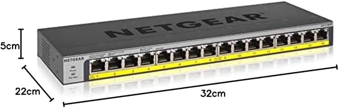 Switch Pro Max 16 Ports PoE – Commutateur Réseau pour Caméras & Équipements IP