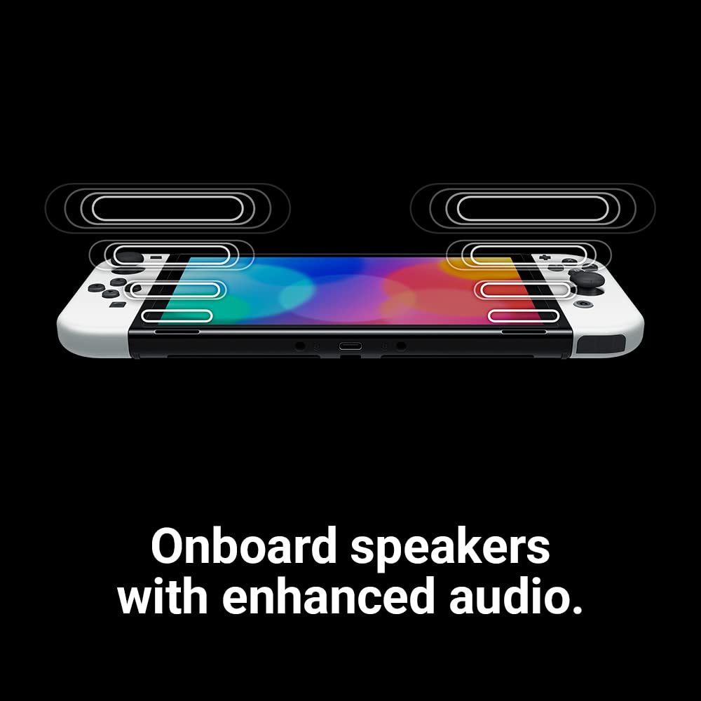 NINTENDO Switch (OLED) Console de Jeux Portables 17,8 cm (7") 64 Go Écran Tactile WiFi Blanc