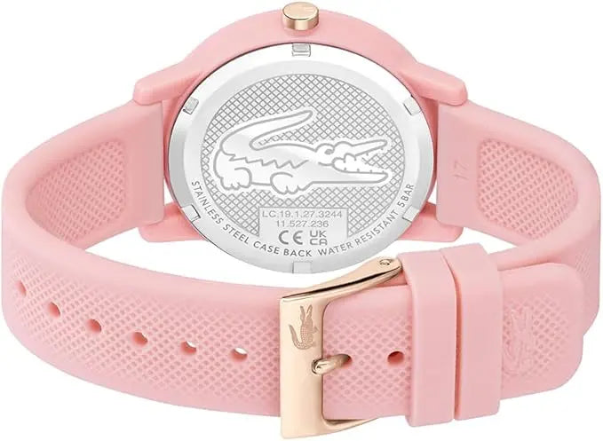 Lacoste Montre Analogique à Quartz pour Homme ou Femme de la Collection Lacoste.12.12. Bracelet en Silicone