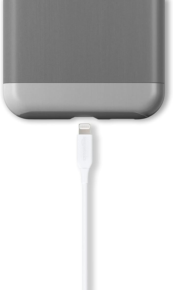 Amazon Basics Câble de chargement USB-A vers Lightning( 0.9 m) blanc