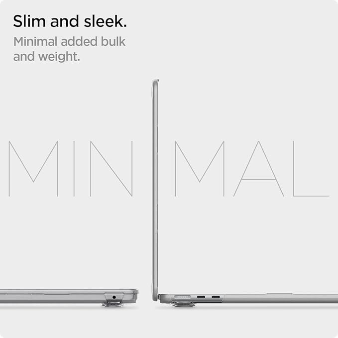 Spigen Thin Fit Coque Rigide Compatible avec Macbook Pro 14 Pouces 2023 2021, M3 / M3 Pro / M3 Max (2023) / M2 Pro / M2 Max / M1 Pro / M1 Max - Transparent