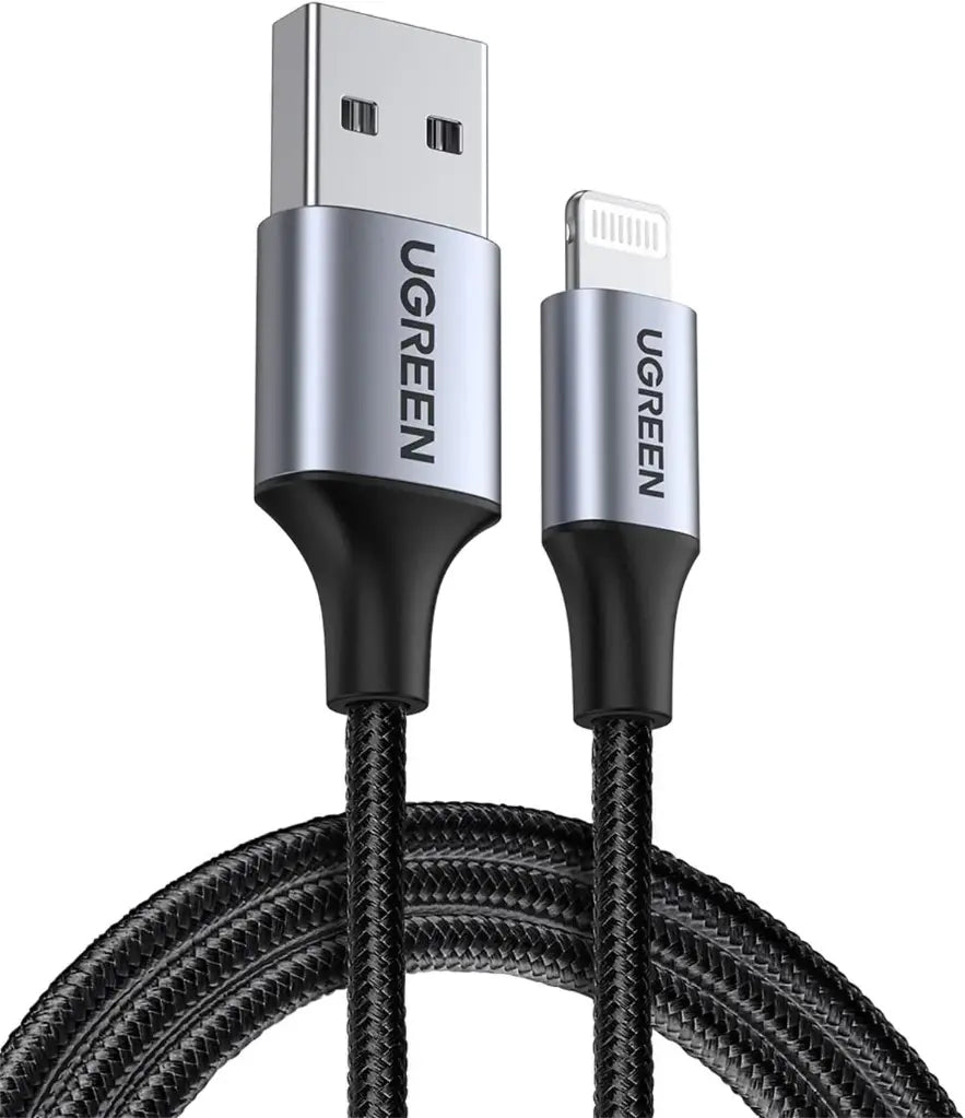 Câble UGREEN USB-A vers Lightning (Certifié MFi 2.4A) 2 m