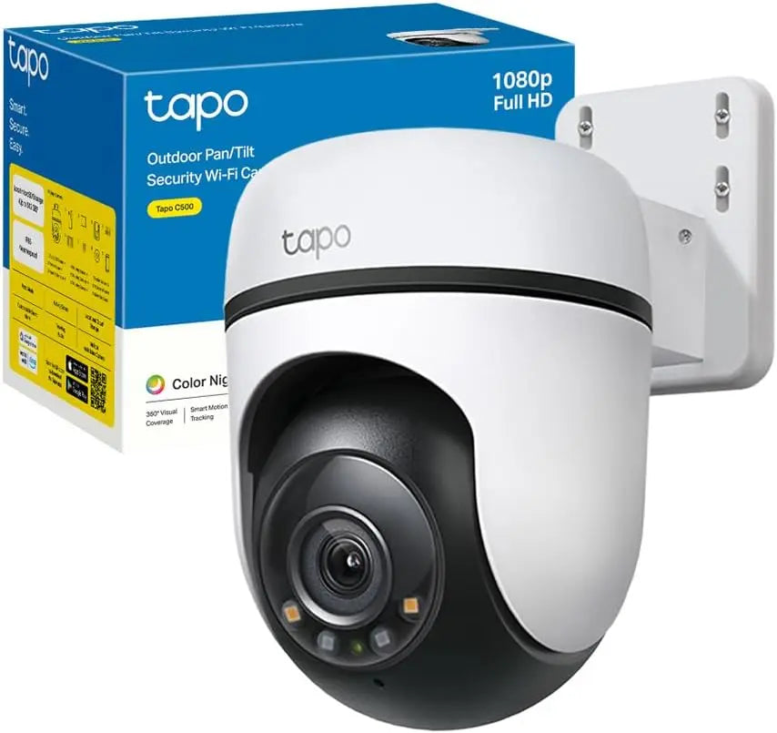 TP-Link Tapo Caméra Surveillance WiFi extérieur 360° 1080p Étanche