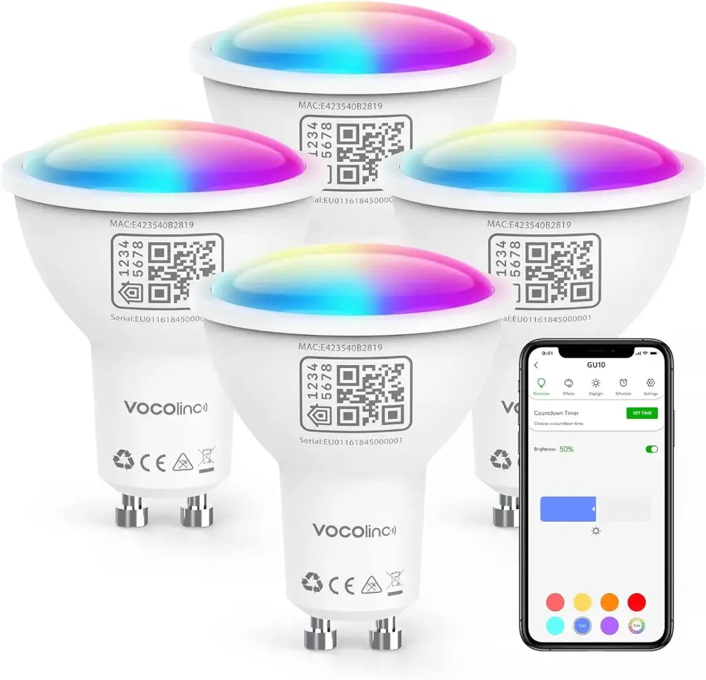 Ampoule intelligente VOCOlinc GU10,Homekit WIFI( Occasion)