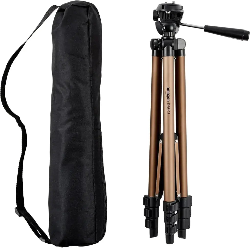 Amazon Basics Trépied léger de 127 cm avec sac de transport(240813LJU1T)