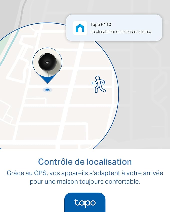 Tapo TP-Link Smart IR et IoT Hub, télécommande Infrarouge Tout-en-Un, commande vocale avec Alexa/Siri, compatible avec Matter
