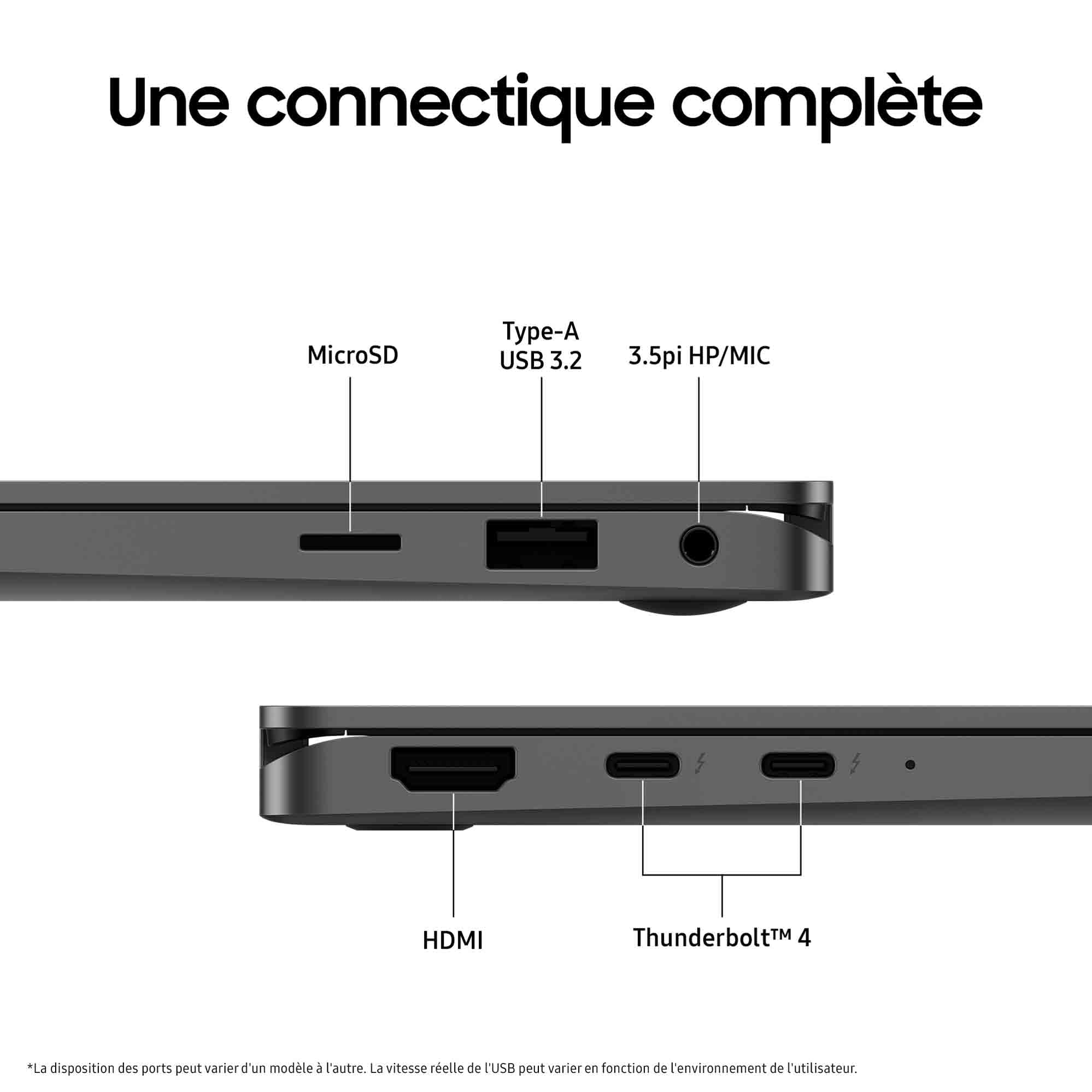Samsung Galaxy Book5 360 15.6"- 16Go RAM -Stockage 512Go - Anthracite