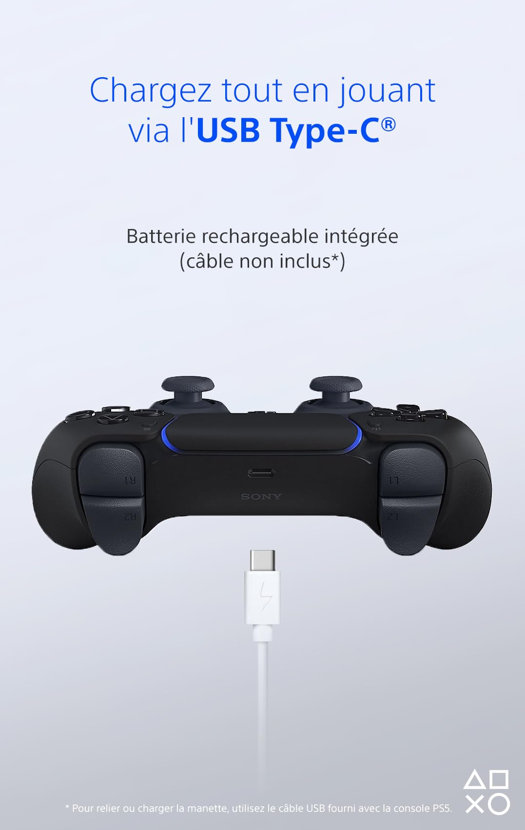Manette SONY DualSens – Midnight Black (PS5)