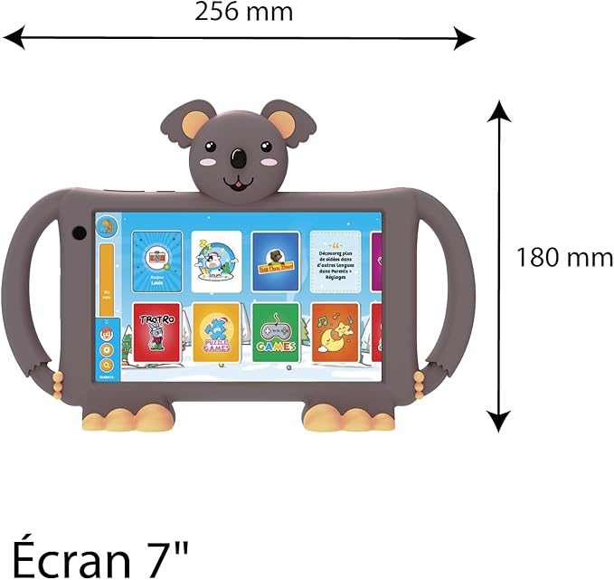 Logikids 7 - Tablette Enfant - 7 inch - 2GB - 16GB