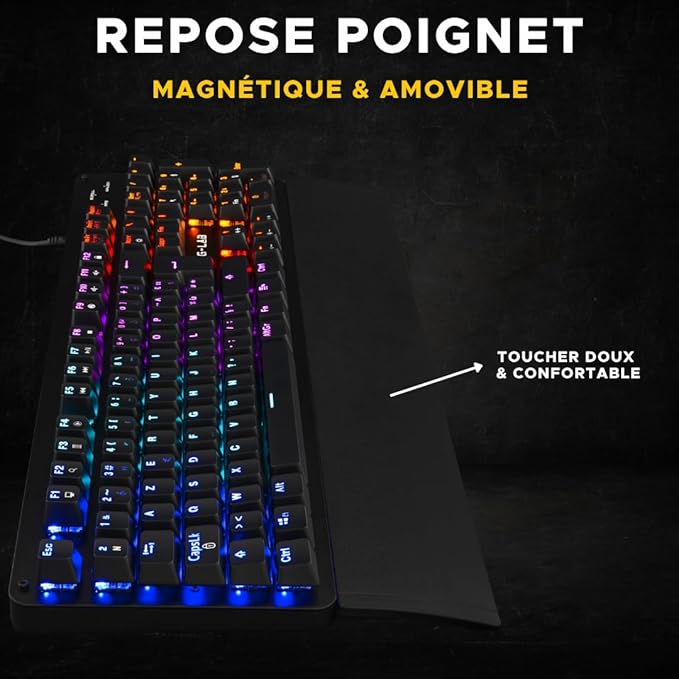 The G-Lab Keyz Carbon Ex - Clavier Mécanique Gaming