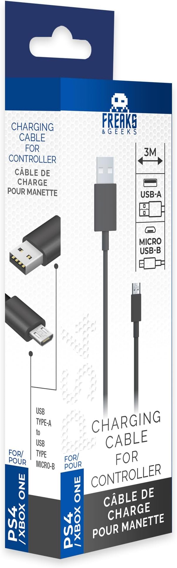 Câble de Recharge manette USB pour PS4