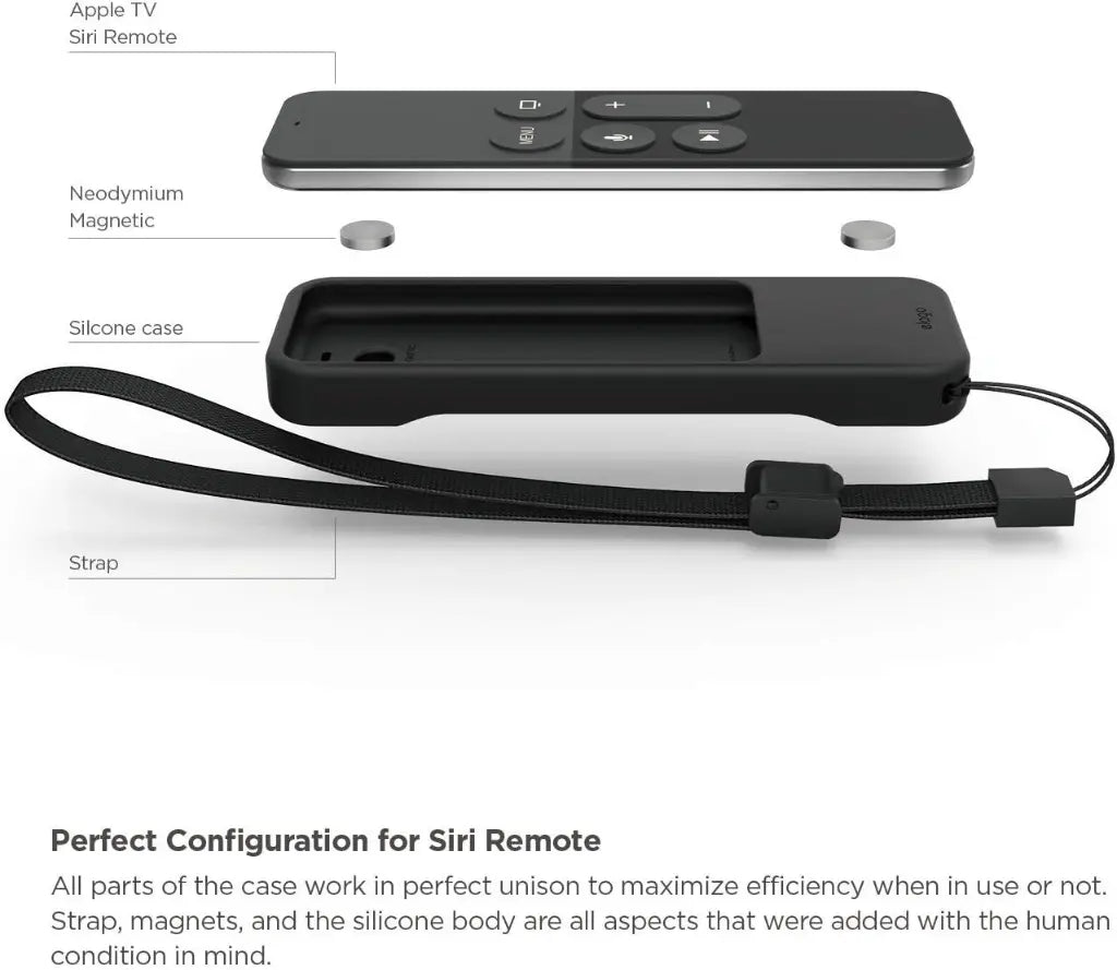 Elago R1 Siri Remote Étui de Protection Télécommande pour Apple TV 4K 4è et 5è Génération