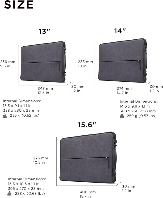 Lenovo  Housse urbaine pour ordinateur portable 13 pouces