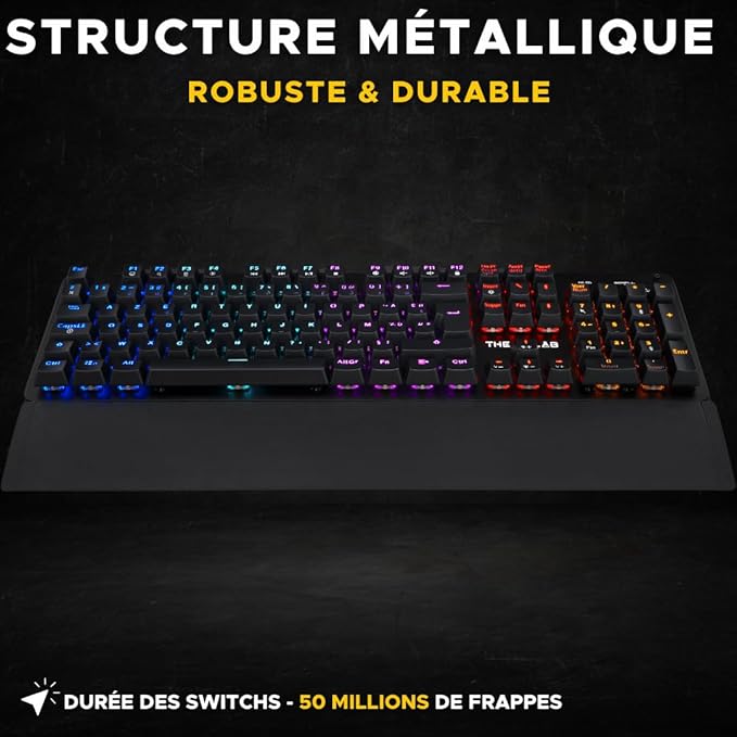 The G-Lab Keyz Carbon Ex - Clavier Mécanique Gaming