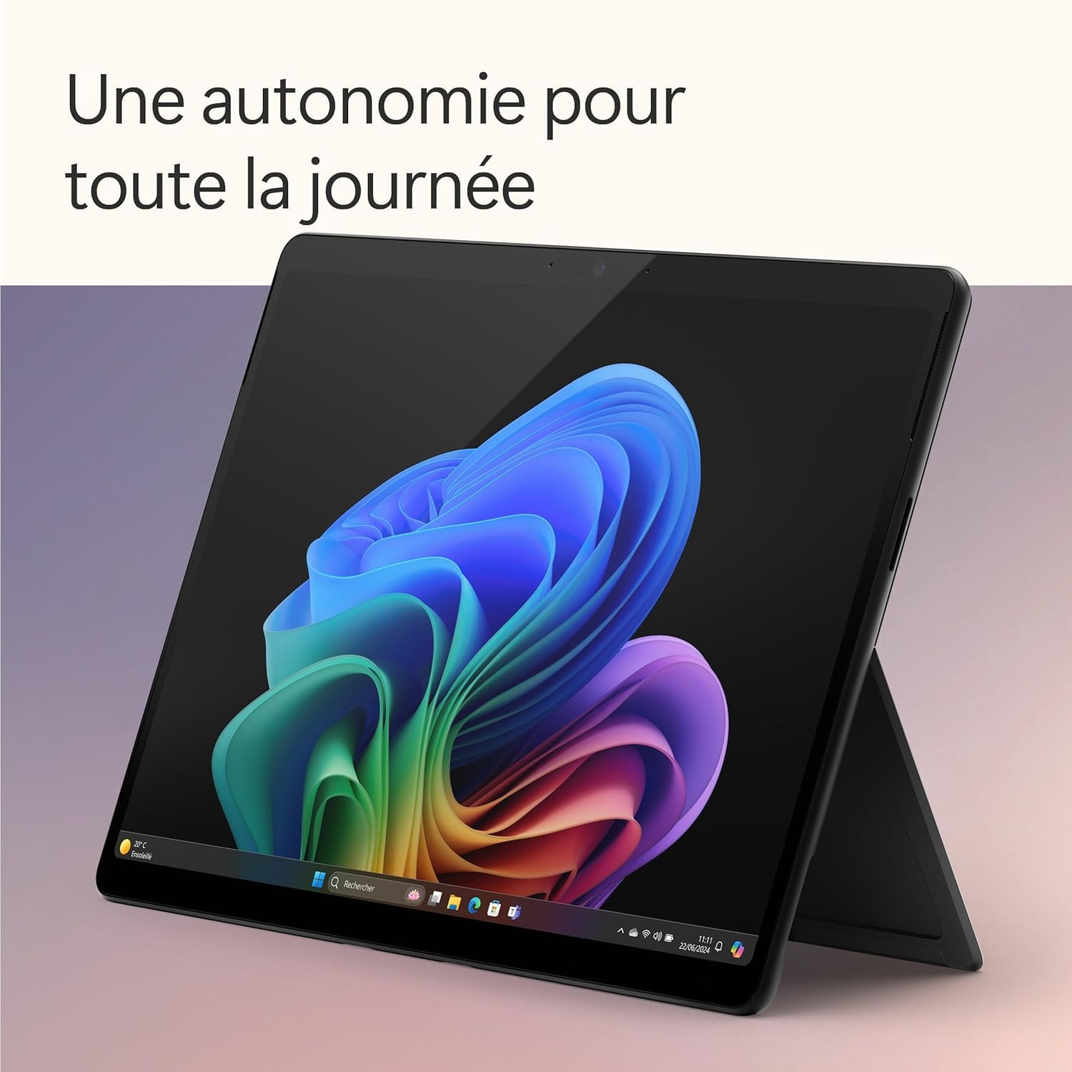 Microsoft Surface Pro Noir - Ecran Tactile OLED 13” - Snapdragon X Elite - 16Go RAM - SSD 1To