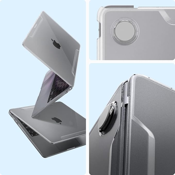 Spigen Thin Fit Coque Rigide Compatible avec Macbook Pro 14 Pouces 2023 2021, M3 / M3 Pro / M3 Max (2023) / M2 Pro / M2 Max / M1 Pro / M1 Max - Transparent