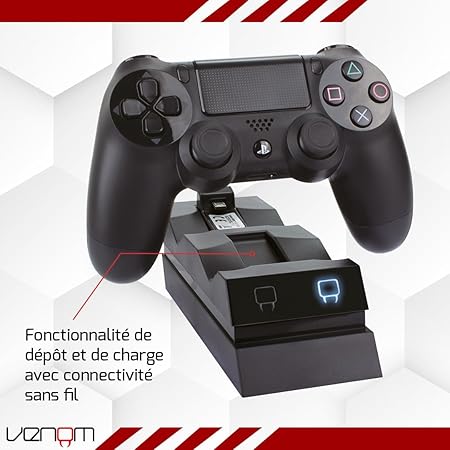 Support de charge USB pour manette PS4