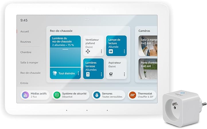 Echo Hub écran de contrôle de la maison connectée