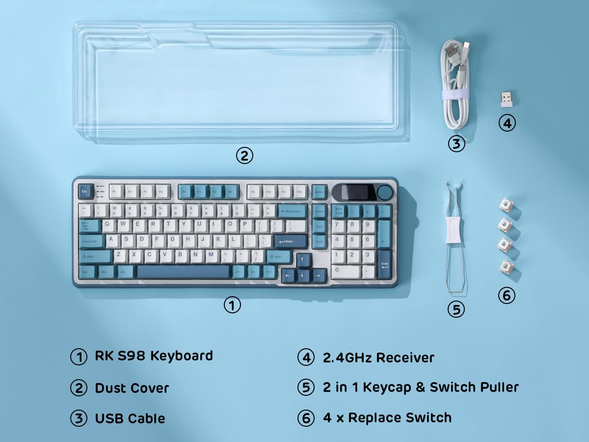 RK ROYAL KLUDGE S98 Clavier mécanique