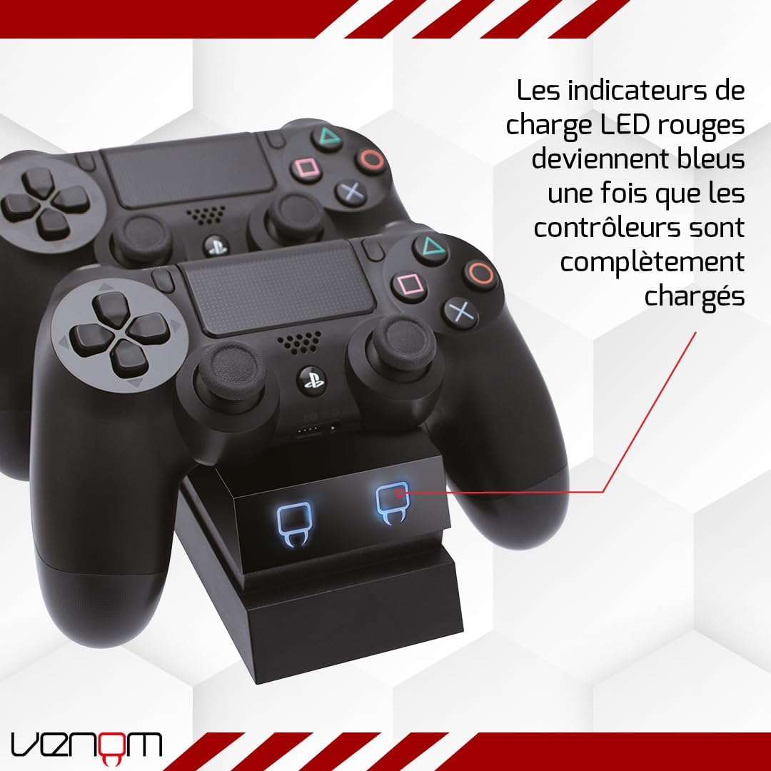 Support de charge USB pour manette PS4