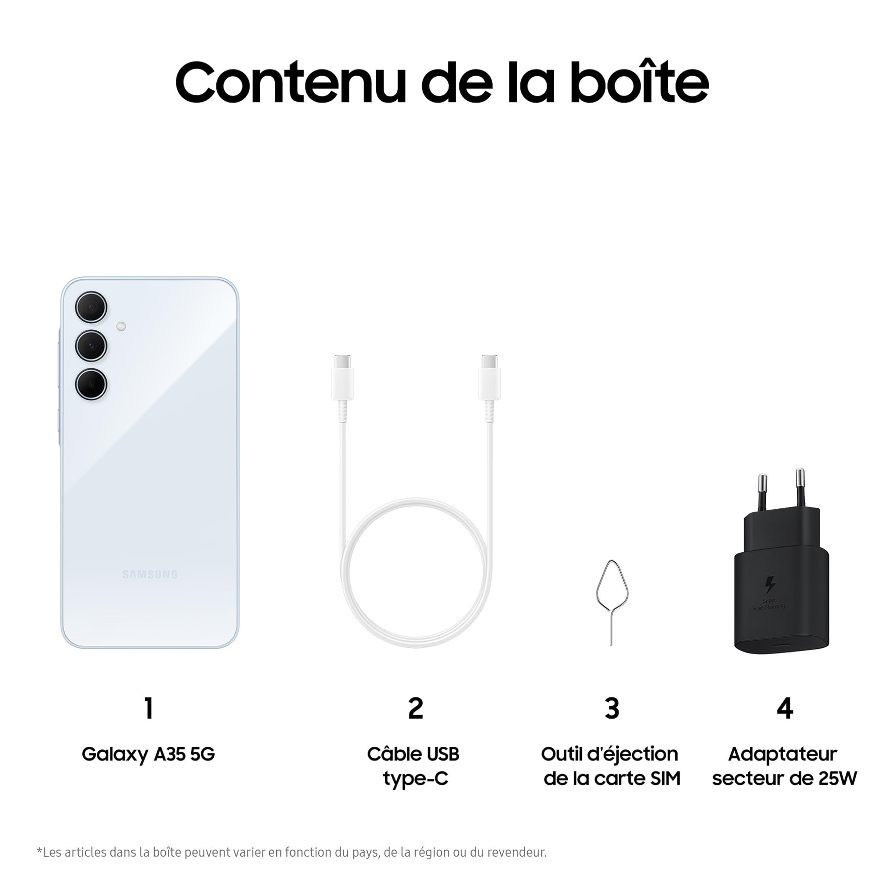 Samsung Galaxy A35 5G - 256 Go - Bleu