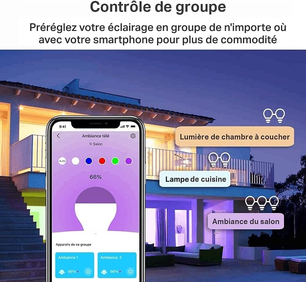 Tapo Ampoule Connectée WiFi