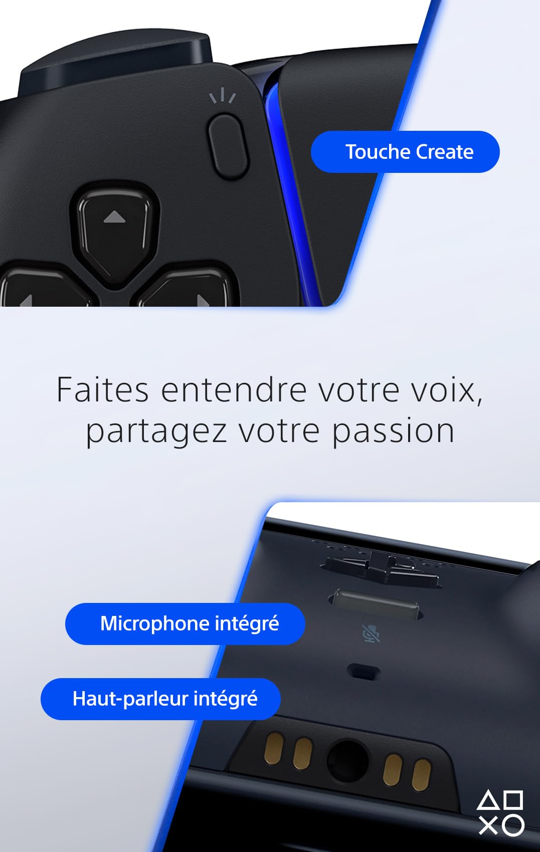 Manette SONY DualSens – Midnight Black (PS5)