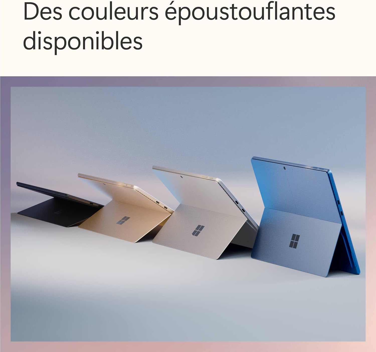 Microsoft Surface Pro Noir - Ecran Tactile OLED 13” - Snapdragon X Elite - 16Go RAM - SSD 1To