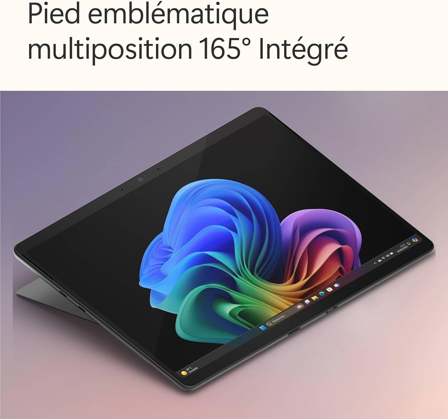 Microsoft Surface Pro Noir - Ecran Tactile OLED 13” - Snapdragon X Elite - 16Go RAM - SSD 1To