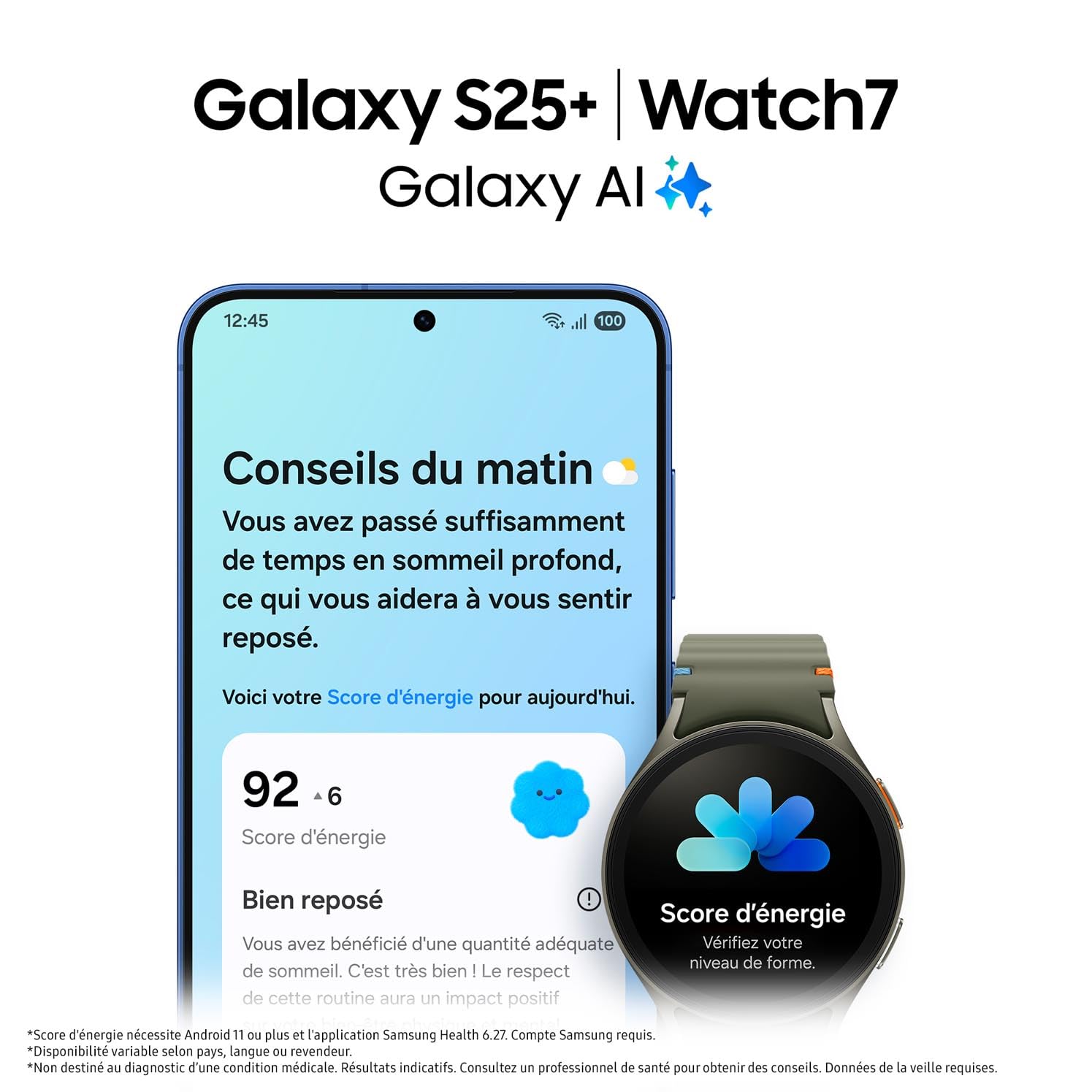 Samsung Galaxy S25+ - 256 Go - Bleu Nuit