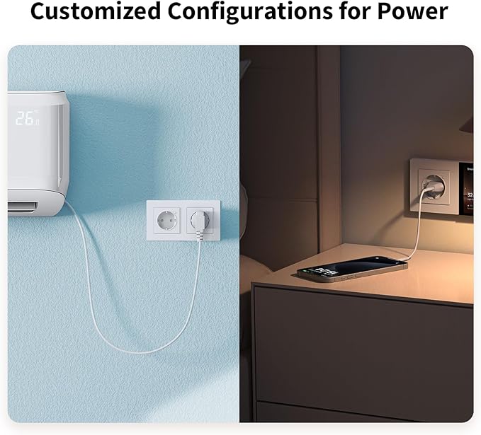 Aqara Prise Murale H2 EU avec Matter, HUB Zigbee 3.0 requis, 16A  HomeKit