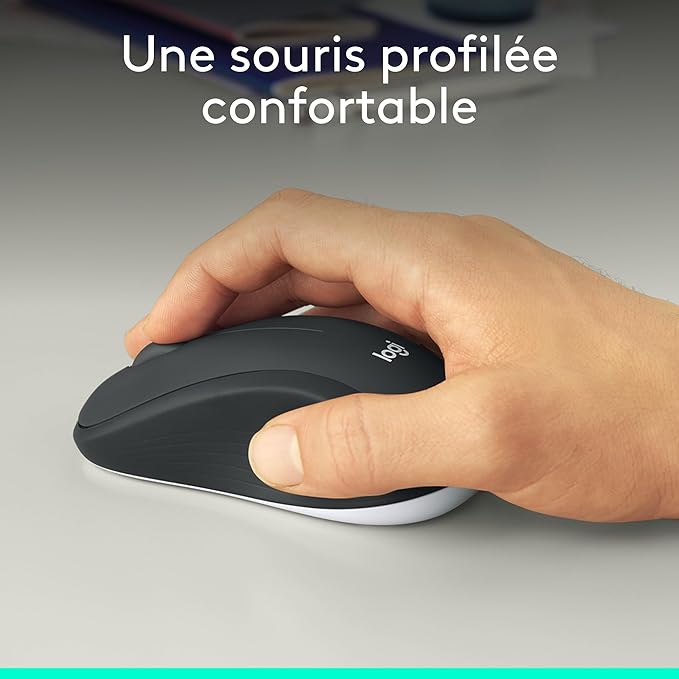 Logitech MK540 Combo Clavier Souris sans Fil Windows, Clavier AZERTY Français - Noir