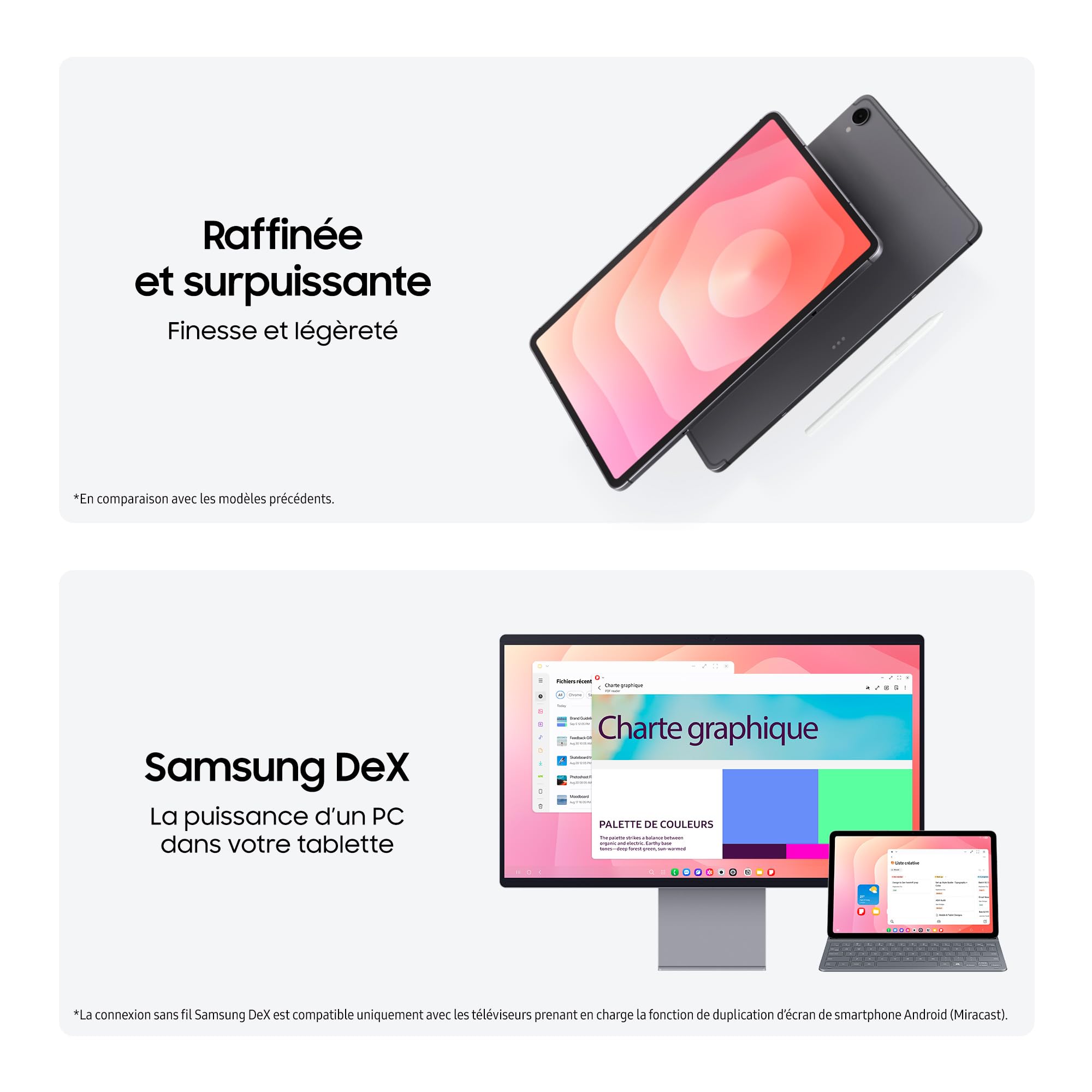 Samsung Galaxy Tab S11 - 128 Go - Gris