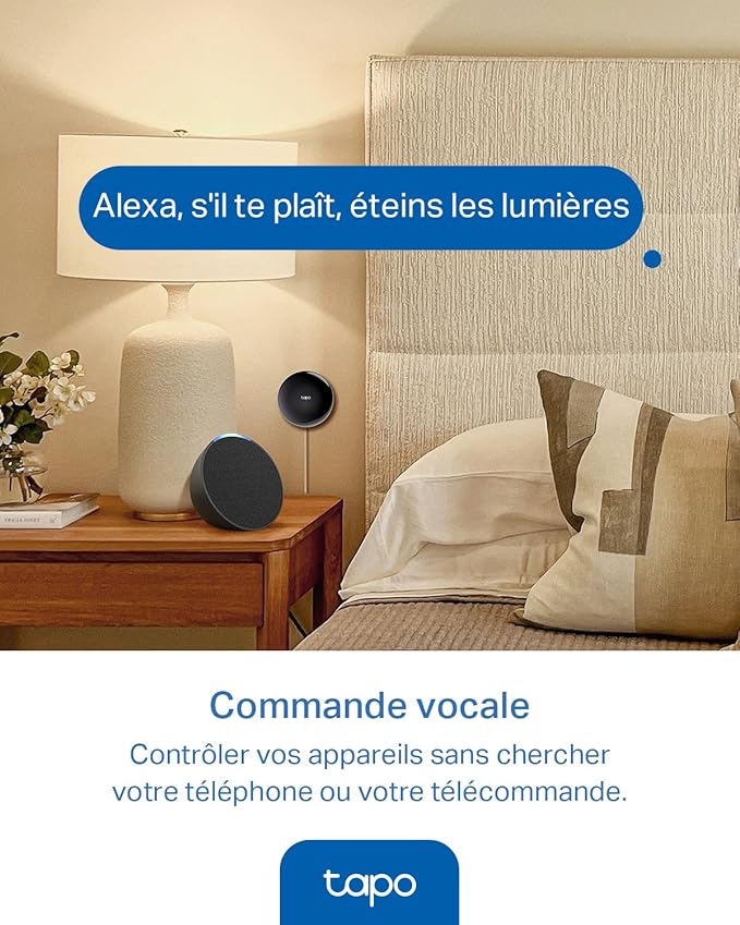 Tapo TP-Link Smart IR et IoT Hub, télécommande Infrarouge Tout-en-Un, commande vocale avec Alexa/Siri, compatible avec Matter