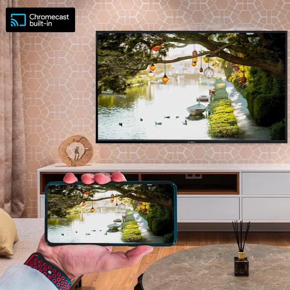 STRONG SRT41 Google Stick, TV Streaming Chromecast et Google Assistant 4K UHD