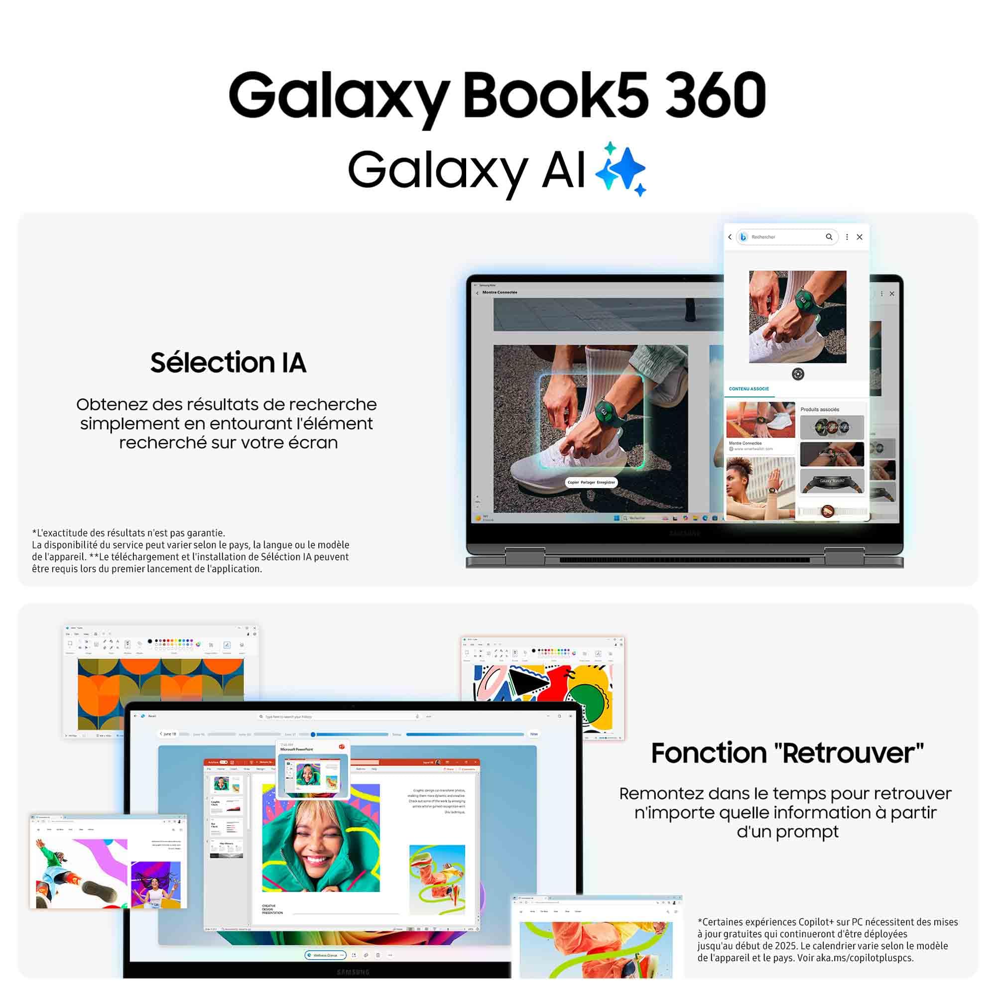 Samsung Galaxy Book5 360 15.6"- 16Go RAM -Stockage 512Go - Anthracite