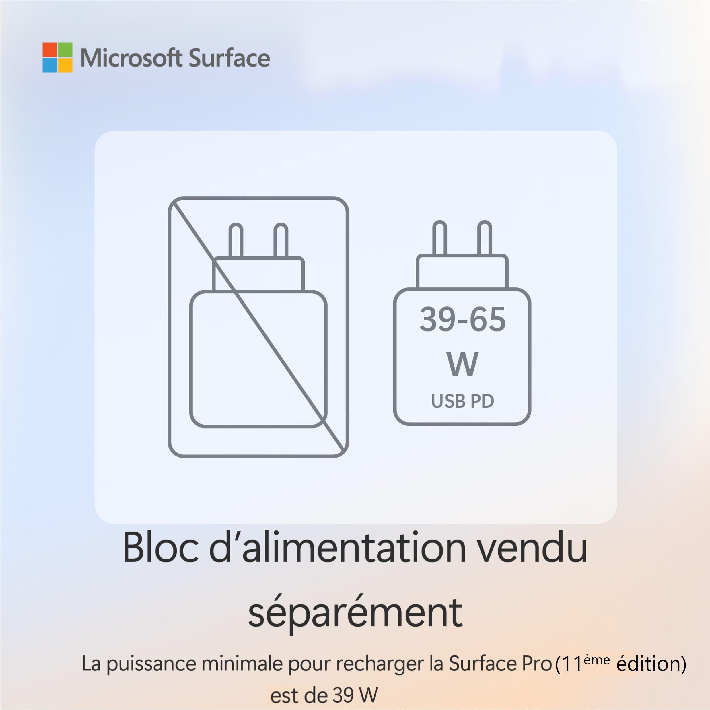 Microsoft Surface Pro Noir - Ecran Tactile OLED 13” - Snapdragon X Elite - 16Go RAM - SSD 1To