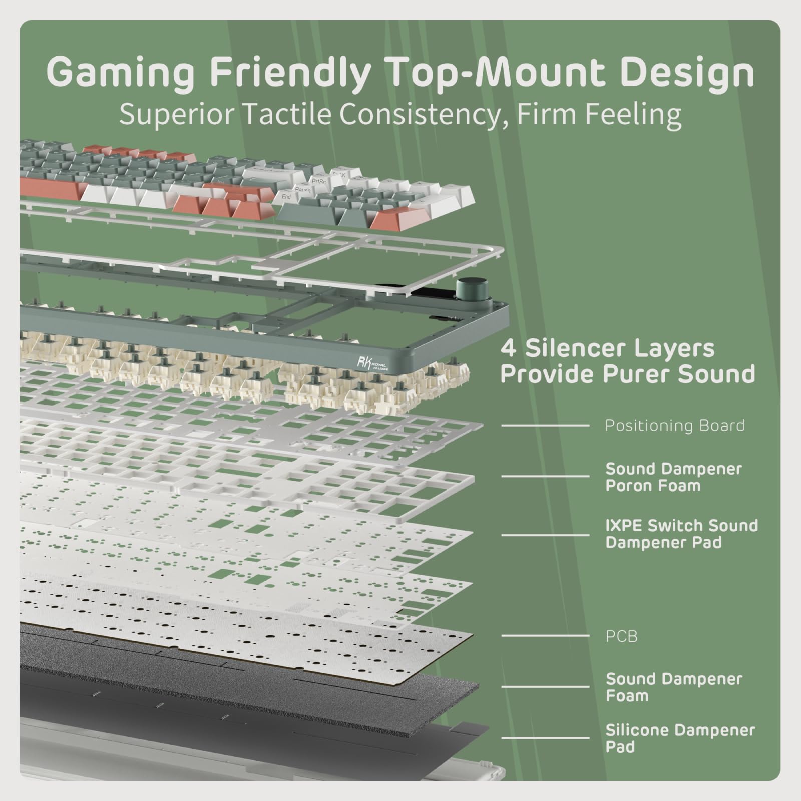 RK ROYAL KLUDGE S98 Clavier mécanique