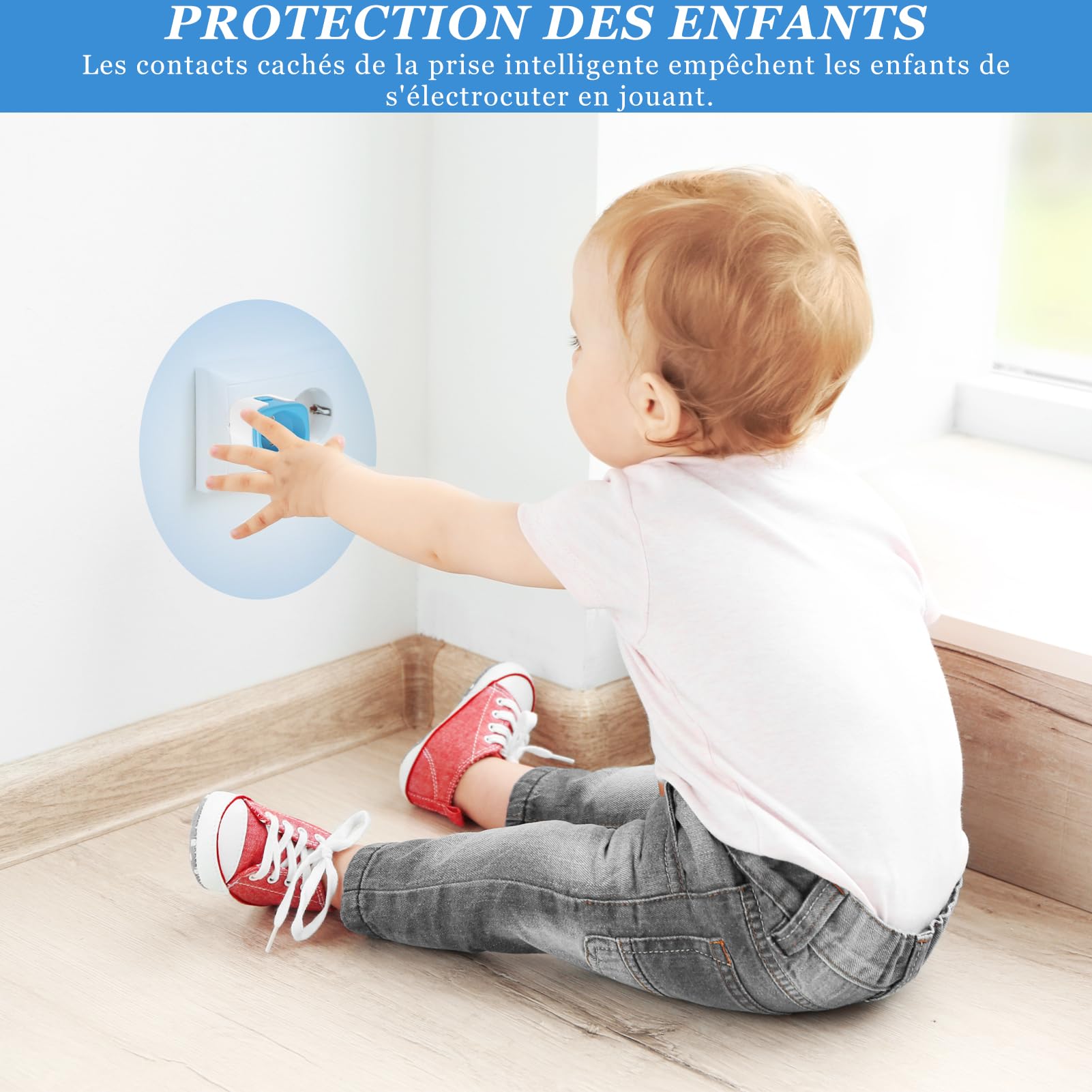 SURFOU Prise Connectée WiFi Intelligente Type E