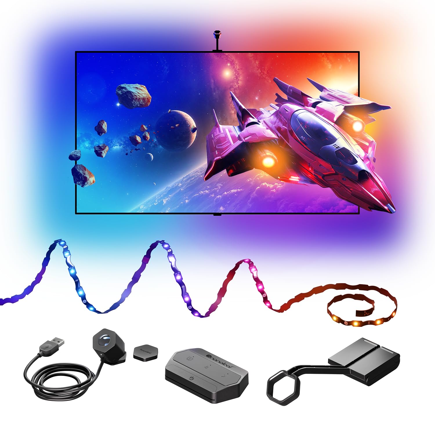 Nanoleaf 4D V2 Ruban LED Screen Mirror pour Écran TV 65"