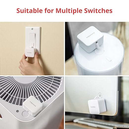 SwitchBot Interrupteur Intelligent Bluetooth - Petit Robot d'Interrupteur avec APP Contrôle et Minuteur Programmable