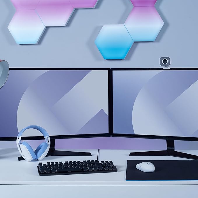 Logitech G435 LIGHTSPEED et Bluetooth sans Fil Casque Gamer, léger circum-auriculaire, Micro intégré (blanc)